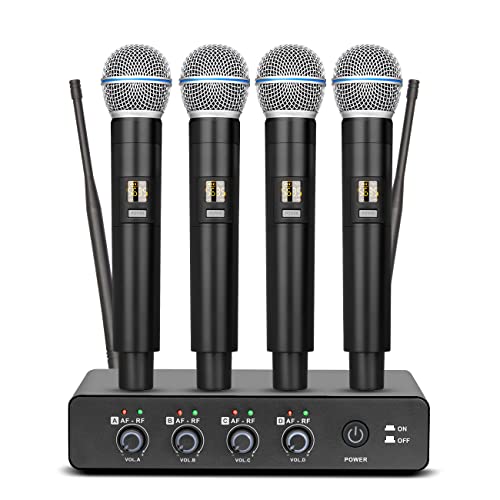 Depusheng R4 funkmikrofon kabellos mikrofon UHF Professionelles dynamisches drahtloses Drahtloses 4 Kanal Handmikrofon Heim KTV Set für Karaoke Party Depusheng R4 funkmikrofon kabellos mikrofon UHF Professionelles dynamisches drahtloses Drahtloses 4 Kanal Handmikrofon Heim KTV Set für Karaoke Party von Depusheng