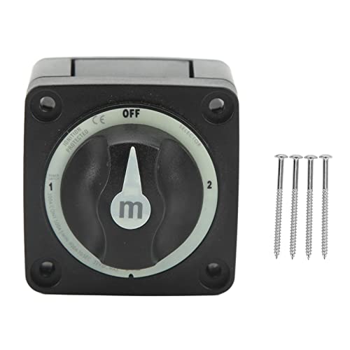 300A Marine Battery Selector Switch mit OFF-1-2-1+2 Switch, geschützter Leistungskill-Schalter Einfache Installation für Marine Boat RV von Depzenjea