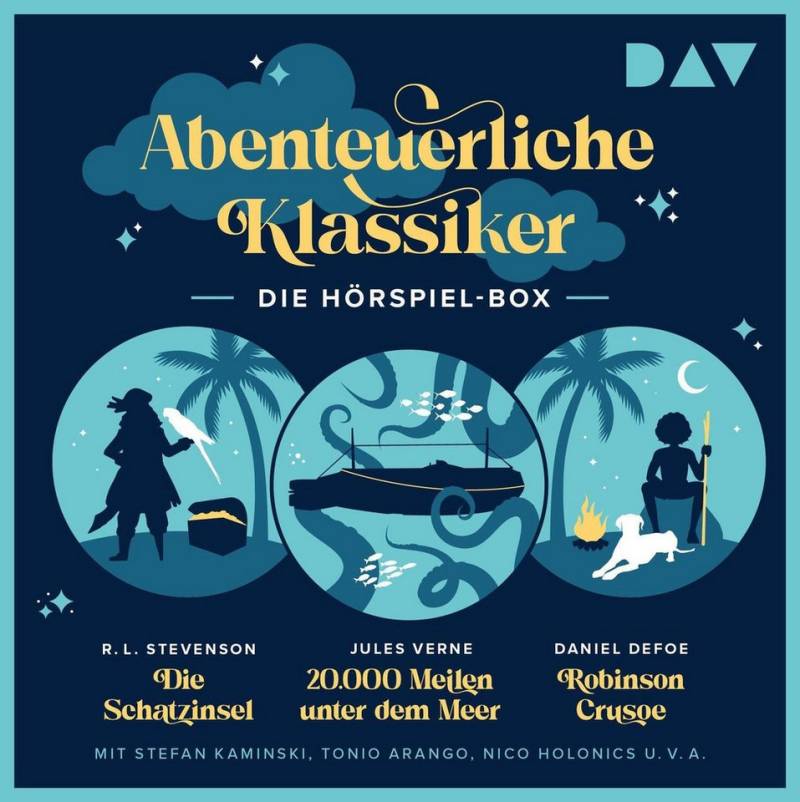 Der Audio Verlag Hörspiel Abenteuerliche Klassiker - Die Hörspiel-Box. Die Schatzinsel,... von Der Audio Verlag