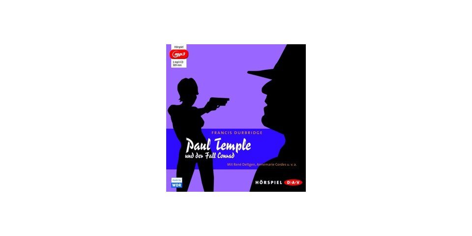 Der Audio Verlag Hörspiel-CD Paul Temple und der Fall Conrad, 1 MP3-CD von Der Audio Verlag