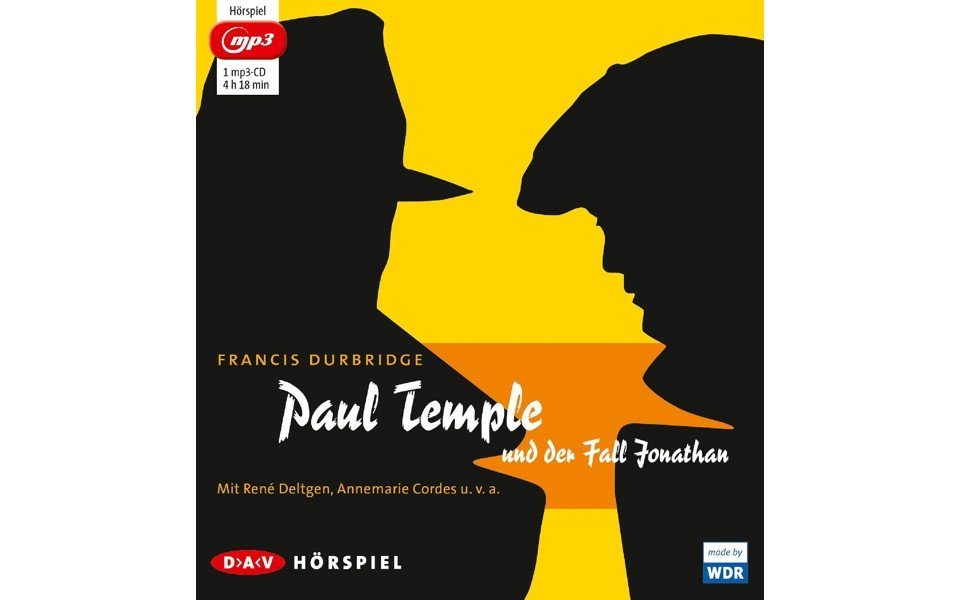 Der Audio Verlag Hörspiel-CD Paul Temple und der Fall Jonathan, 1 MP3-CD von Der Audio Verlag