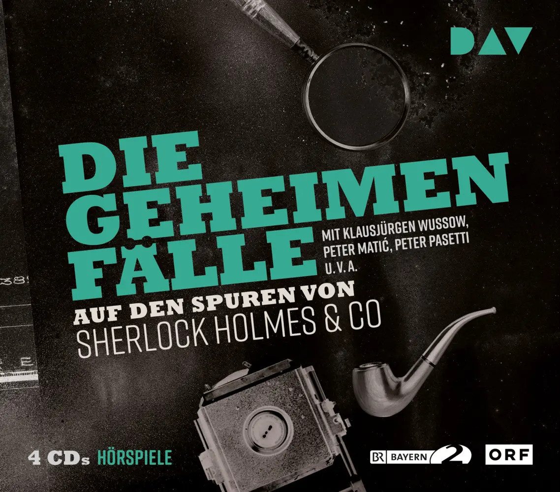 Der Audio Verlag Hörspiel Die geheimen Fälle - Auf den Spuren von Sherlock Holmes & Co, 4... von Der Audio Verlag