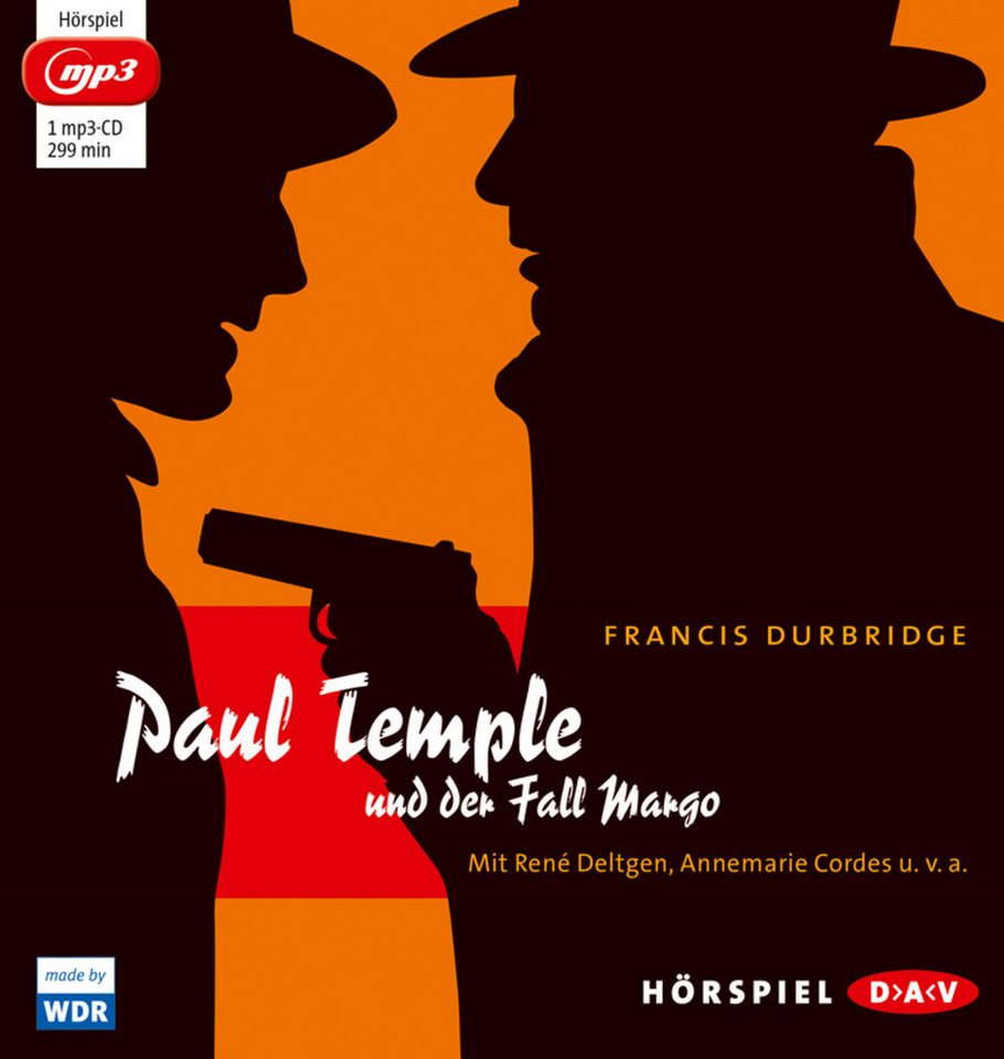 Der Audio Verlag Hörspiel Paul Temple und der Fall Margo, 1 MP3-CD von Der Audio Verlag