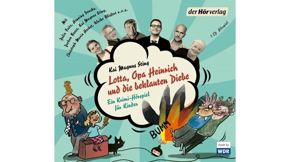 Der HörVerlag Hörspiel-CD Lotta, Opa Heinrich und die beklauten Diebe von Der HörVerlag