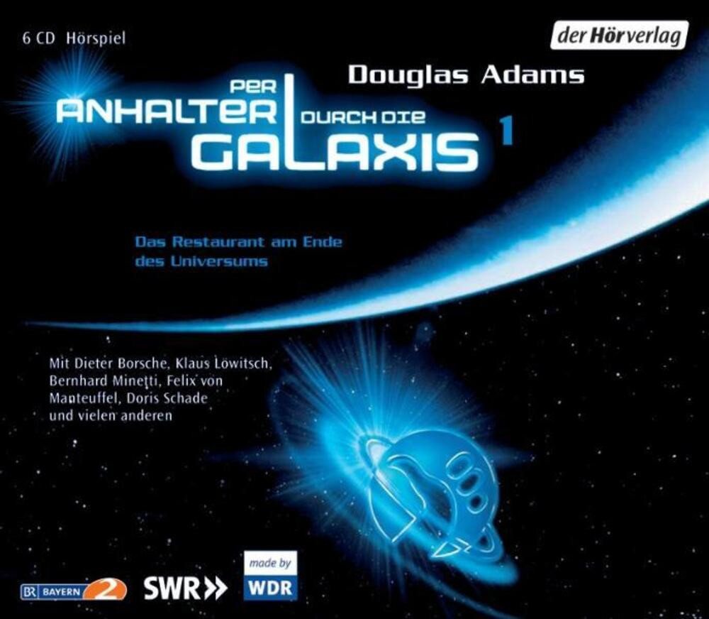 Der HörVerlag Hörspiel Per Anhalter durch die Galaxis 1. 6 CDs von Der HörVerlag