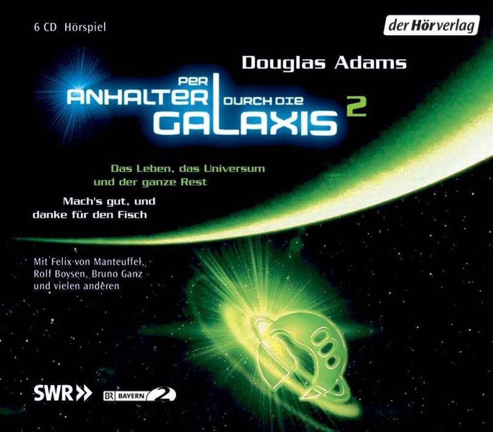 Der HörVerlag Hörspiel Per Anhalter durch die Galaxis 2. 6 CDs von Der HörVerlag