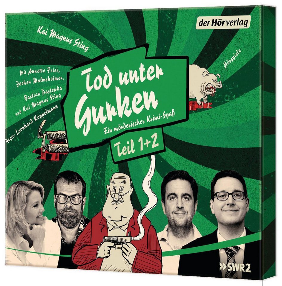 Der HörVerlag Hörspiel Tod unter Gurken Teil 1 + 2 von Der HörVerlag