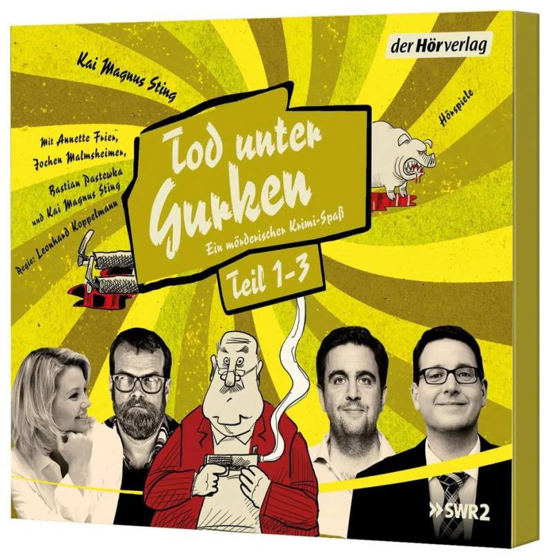 Der HörVerlag Hörspiel Tod unter Gurken Teil 1-3 von Der HörVerlag