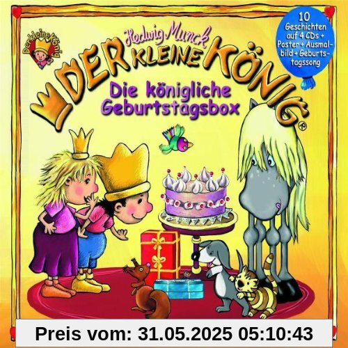 Die königliche Geburtstagsbox (4CD Hörspielbox) von Der kleine König