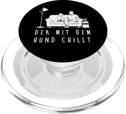 Lustiges Hunde Outfit Hundebesitzer Der mit dem Hund chillt PopSockets PopGrip für MagSafe Lustiges Hunde Outfit Hundebesitzer Der mit dem Hund chillt PopSockets PopGrip für MagSafe von Der mit dem Hund chillt Design für Herren Kinder