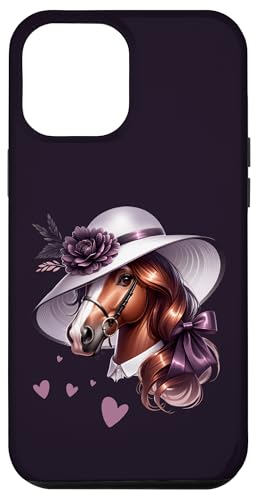 Derby-Pferd-Design im südlichen Stil, Chic für Pferdesportler Hülle für iPhone 12 Pro Max von Derby Gear for Fans of Horse Racing by NLTS