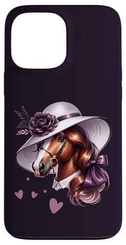 Derby-Pferd-Design im südlichen Stil, Chic für Pferdesportler Hülle für iPhone 13 Pro Max von Derby Gear for Fans of Horse Racing by NLTS