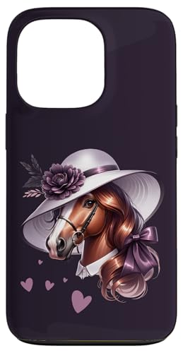 Derby-Pferd-Design im südlichen Stil, Chic für Pferdesportler Hülle für iPhone 13 Pro von Derby Gear for Fans of Horse Racing by NLTS