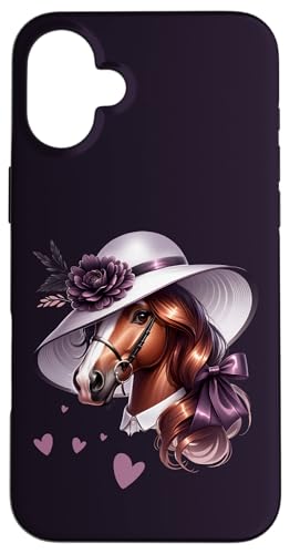 Derby-Pferd-Design im südlichen Stil, Chic für Pferdesportler Hülle für iPhone 16 Plus Derby-Pferd-Design im südlichen Stil, Chic für Pferdesportler Hülle für iPhone 16 Plus von Derby Gear for Fans of Horse Racing by NLTS
