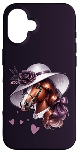 Derby-Pferd-Design im südlichen Stil, Chic für Pferdesportler Hülle für iPhone 16 Derby-Pferd-Design im südlichen Stil, Chic für Pferdesportler Hülle für iPhone 16 von Derby Gear for Fans of Horse Racing by NLTS
