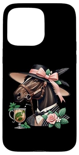 Fancy Derby Pferd mit Mint Julep und Rosen Hülle für iPhone 15 Pro Max Fancy Derby Pferd mit Mint Julep und Rosen Hülle für iPhone 15 Pro Max von Derby Gear for Fans of Horse Racing by NLTS