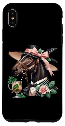 Fancy Derby Pferd mit Mint Julep und Rosen Hülle für iPhone XS Max Fancy Derby Pferd mit Mint Julep und Rosen Hülle für iPhone XS Max von Derby Gear for Fans of Horse Racing by NLTS