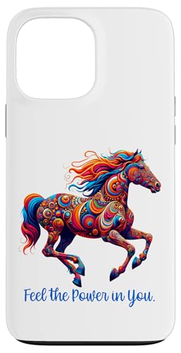 Feel the Power in You Psychedelisches Motivationspferd Hülle für iPhone 13 Pro Max Feel the Power in You Psychedelisches Motivationspferd Hülle für iPhone 13 Pro Max von Derby Gear for Fans of Horse Racing by NLTS