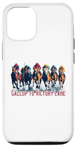Gallop to Victory Lane Motivierendes Derby Pferderennen Kunst Hülle für iPhone 12/12 Pro Gallop to Victory Lane Motivierendes Derby Pferderennen Kunst Hülle für iPhone 12/12 Pro von Derby Gear for Fans of Horse Racing by NLTS