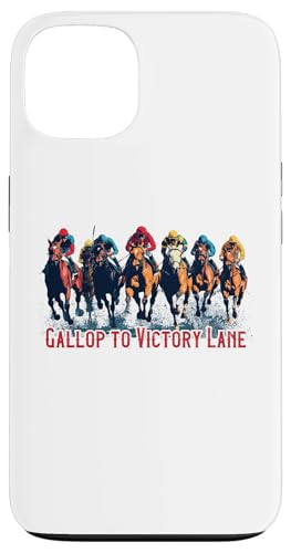 Gallop to Victory Lane Motivierendes Derby Pferderennen Kunst Hülle für iPhone 13 Gallop to Victory Lane Motivierendes Derby Pferderennen Kunst Hülle für iPhone 13 von Derby Gear for Fans of Horse Racing by NLTS
