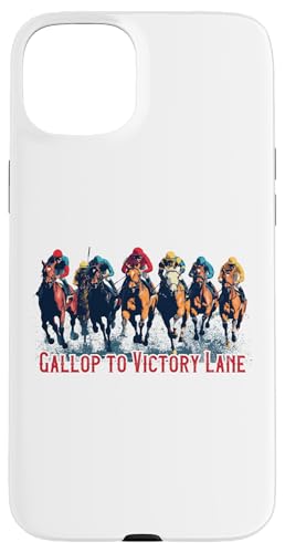 Gallop to Victory Lane Motivierendes Derby Pferderennen Kunst Hülle für iPhone 15 Plus Gallop to Victory Lane Motivierendes Derby Pferderennen Kunst Hülle für iPhone 15 Plus von Derby Gear for Fans of Horse Racing by NLTS