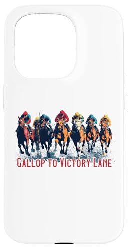 Gallop to Victory Lane Motivierendes Derby Pferderennen Kunst Hülle für iPhone 15 Pro Gallop to Victory Lane Motivierendes Derby Pferderennen Kunst Hülle für iPhone 15 Pro von Derby Gear for Fans of Horse Racing by NLTS