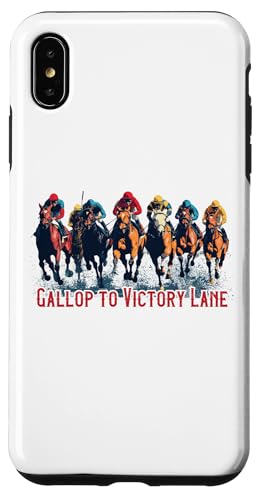 Gallop to Victory Lane Motivierendes Derby Pferderennen Kunst Hülle für iPhone XS Max Gallop to Victory Lane Motivierendes Derby Pferderennen Kunst Hülle für iPhone XS Max von Derby Gear for Fans of Horse Racing by NLTS