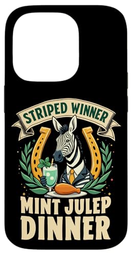Gestreiftes Winner Mint Julep Dinner Lustiges Zebra Hülle für iPhone 14 Pro Gestreiftes Winner Mint Julep Dinner Lustiges Zebra Hülle für iPhone 14 Pro von Derby Gear for Fans of Horse Racing by NLTS