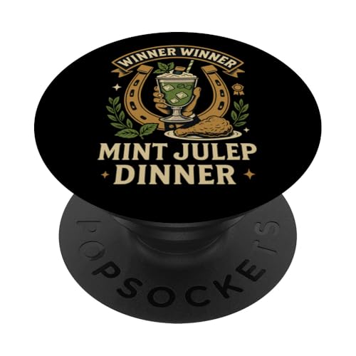 Gewinner Gewinner Mint Julep Dinner - Derby Day PopSockets Klebender PopGrip Gewinner Gewinner Mint Julep Dinner - Derby Day PopSockets Klebender PopGrip von Derby Gear for Fans of Horse Racing by NLTS