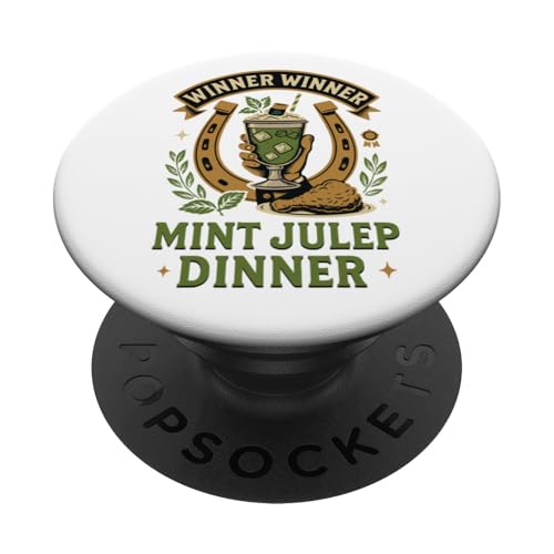 Gewinner Gewinner Mint Julep Dinner - Derby Day PopSockets Klebender PopGrip Gewinner Gewinner Mint Julep Dinner - Derby Day PopSockets Klebender PopGrip von Derby Gear for Fans of Horse Racing by NLTS