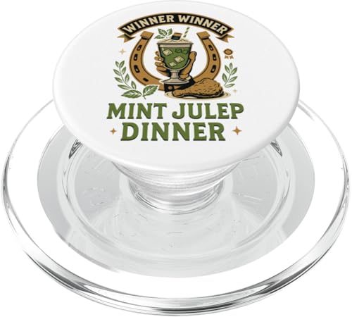 Gewinner Gewinner Mint Julep Dinner - Derby Day PopSockets PopGrip für MagSafe Gewinner Gewinner Mint Julep Dinner - Derby Day PopSockets PopGrip für MagSafe von Derby Gear for Fans of Horse Racing by NLTS