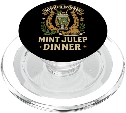Gewinner Gewinner Mint Julep Dinner - Derby Day PopSockets PopGrip für MagSafe Gewinner Gewinner Mint Julep Dinner - Derby Day PopSockets PopGrip für MagSafe von Derby Gear for Fans of Horse Racing by NLTS