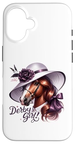 Glamouröses Derby Girl Horse Equestrian Chic Design Hülle für iPhone 16 Glamouröses Derby Girl Horse Equestrian Chic Design Hülle für iPhone 16 von Derby Gear for Fans of Horse Racing by NLTS