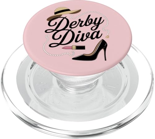 Klassischer Derby Diva Glam Hut und Heels im Südstaatenstil PopSockets PopGrip für MagSafe von Derby Gear for Fans of Horse Racing by NLTS