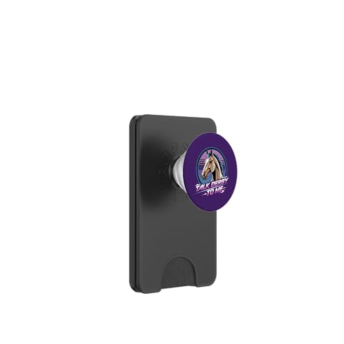 Talk Derby To Me Retro 80er Jahre Stil Pferderennen Kunst PopSockets PopWallet für MagSafe Talk Derby To Me Retro 80er Jahre Stil Pferderennen Kunst PopSockets PopWallet für MagSafe von Derby Gear for Fans of Horse Racing by NLTS
