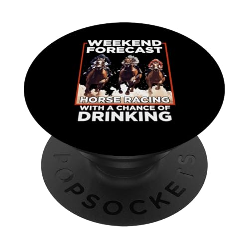 Wochenendvorhersage Pferderennen Zitat PopSockets Klebender PopGrip Wochenendvorhersage Pferderennen Zitat PopSockets Klebender PopGrip von Derby Gear for Fans of Horse Racing by NLTS