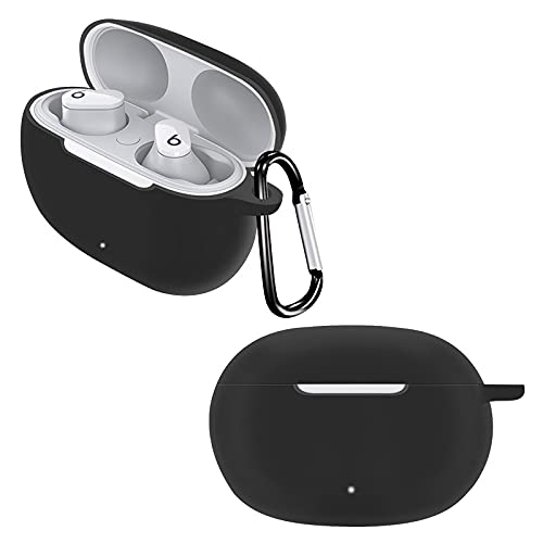 Derhom Schutzhülle aus Silikon, kompatibel mit Beats Studio-Kopfhörern [unterstützt kabelloses Laden] (schwarz) von Derhom