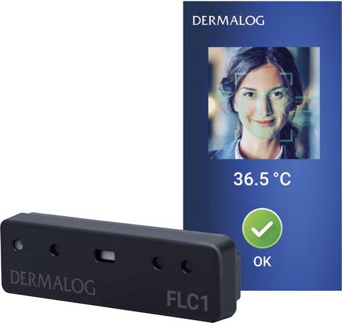 Dermalog FLC1 Light Edition Temperaturzugangsüberwachung Echtbildanzeige, Berührungslose IR-Messung von Dermalog