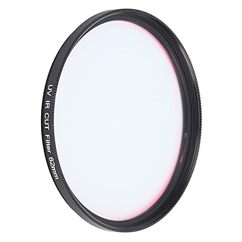 Deror UV-IR-Sperrfilter Infrarot-Passfilter für DSLR-Kamera, optisches Glas der Kamera(62MM) von Deror