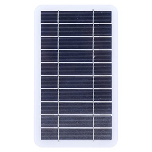 Solarpanel aus polykristallinem Silizium, 2 W, 5 V, Mobile Stromversorgung für Solar-Ladegerät für den Außenbereich, mit USB-Kabel von 17,7 Zoll, zum Aufladen des Mobiltelefons von Deror
