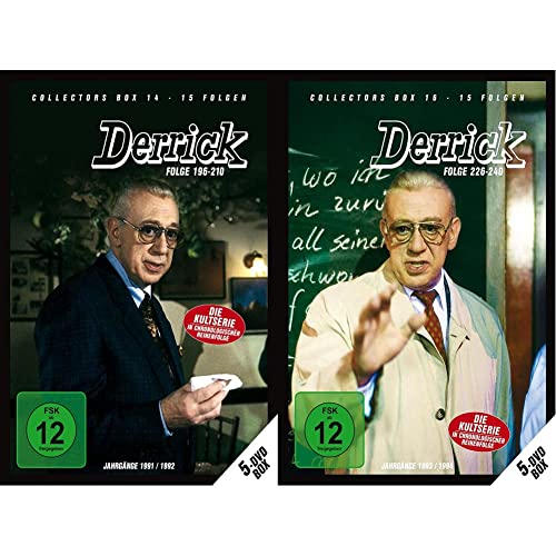 Derrick Collector's Box 14 (5 DVDs / Episoden 196-210) & - Collector's Box Vol. 16 (Folge 226-240) [5 DVDs] von Derrick