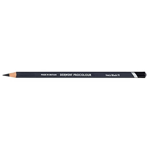 Derwent 2302503 Procolor Bleistift Ivory Black 6er Pack von Derwent