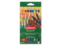 Derwent Academy Marker 2 Tip Pinsel mit 8 Stk. sortierten Farben - (8 Stk.) von Derwent