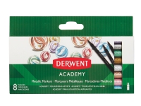 Derwent Academy Marker Metallic mit 8 verschiedenen Farben - (8 Stück) von Derwent
