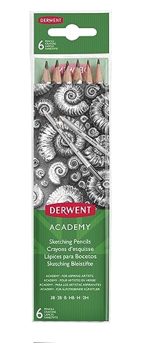 Derwent Academy Zeichenstift Pack (6 Stück) von Derwent