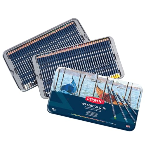 Derwent Aquarellstifte, Zeichnen & Malen, 72er-Set, Ideal zum Vermischen & Schichten, Professionelle Qualität, 32889 Derwent Aquarellstifte, Zeichnen & Malen, 72er-Set, Ideal zum Vermischen & Schichten, Professionelle Qualität, 32889 von Derwent