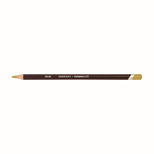 Derwent C050 Coloursoft Bleistift, Ockergelb von Derwent