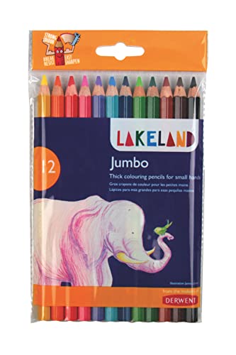 Derwent Lakeland Jumbo Buntstifte-Etui mit 12 Stiften von Derwent