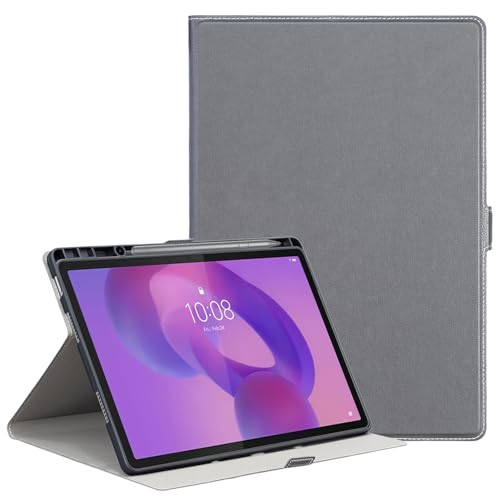 Derwere für Lenovo Idea Tab Pro Hülle mit Stifthalter,Magnetisches Silikon Stoßfeste Hülle für Lenovo Tab Pro 12.7 Zoll 2025 TB373FU,Grau Derwere für Lenovo Idea Tab Pro Hülle mit Stifthalter,Magnetisches Silikon Stoßfeste Hülle für Lenovo Tab Pro 12.7 Zoll 2025 TB373FU,Grau von Derwere