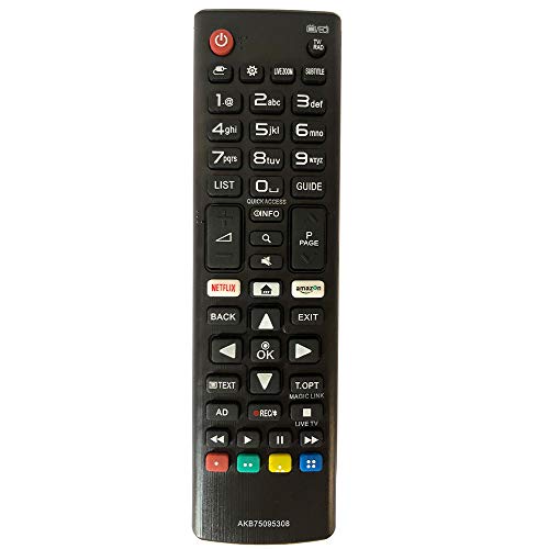 Original Fernbedienung für LG AKB75095308 TV Ultra HD mit Amazon Netflix Tasten von Desconocido